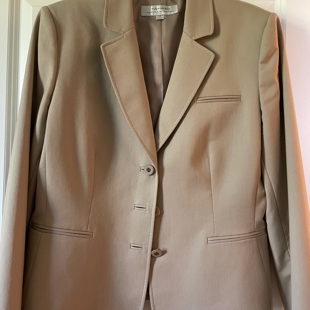 Khaki shirt suit